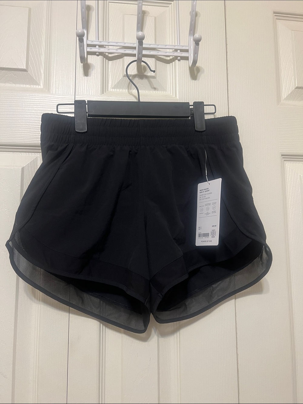 Athleta mesh racer RUN 4” women’s running shorts. Size XS